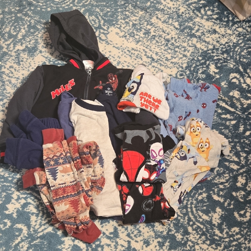 Kids Navy and Gray Hoodie & T-Shirt Collection